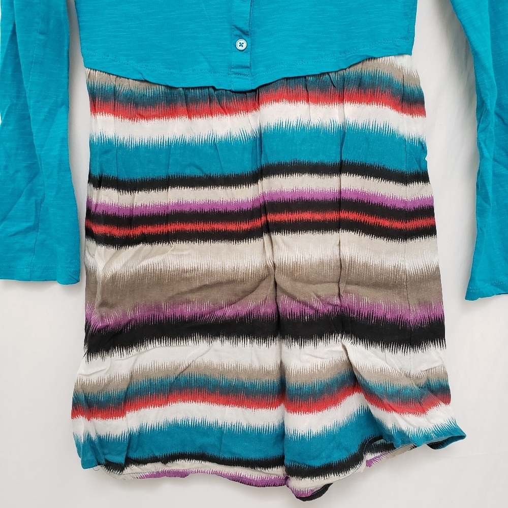 Turquoise Roxy Striped Dress - Picture 6 of 7